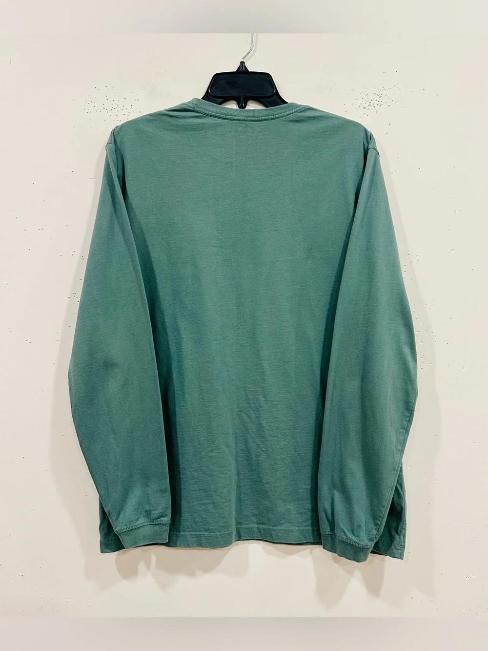 J.Crew Heritage Tee Men’s M Medium Green Long Sleeve Shirt Relaxed Fit Cotton